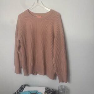 J Crew Cashmere Sweater beige size lage 2189